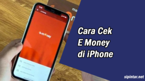 Cara Cek E Money di iPhone